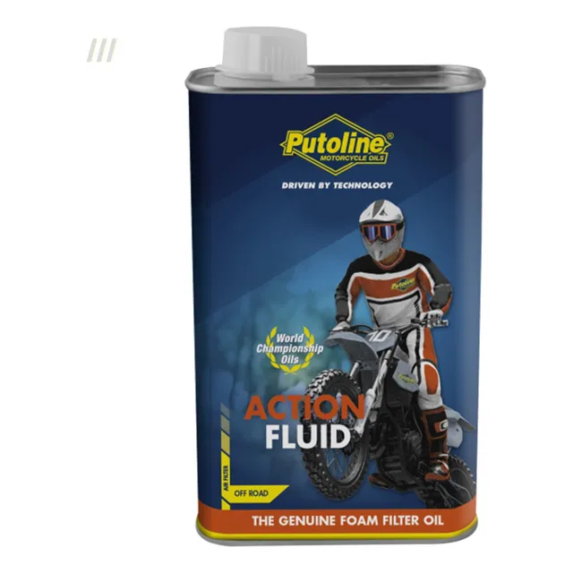 Óleo Putoline Action Fluid Para Filtro De Ar Em Espuma - 1l