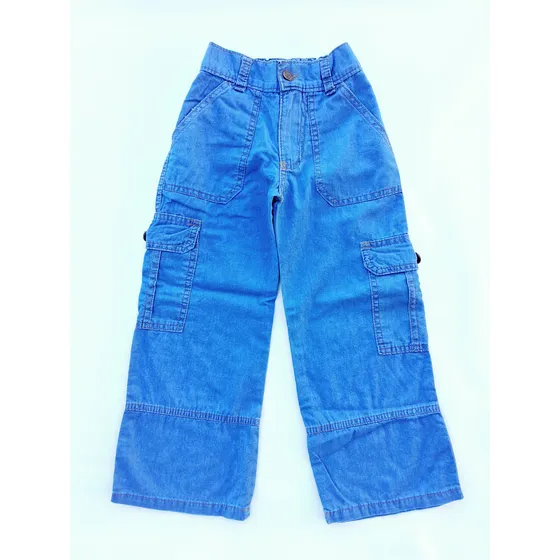 Pantalón Culotte Tiki Jeans Niña Infantil Azul Talle 2 Al 16