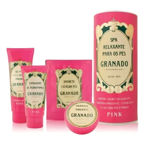 Pink Granado Kit Relaxante Para Pés Cor Rosa