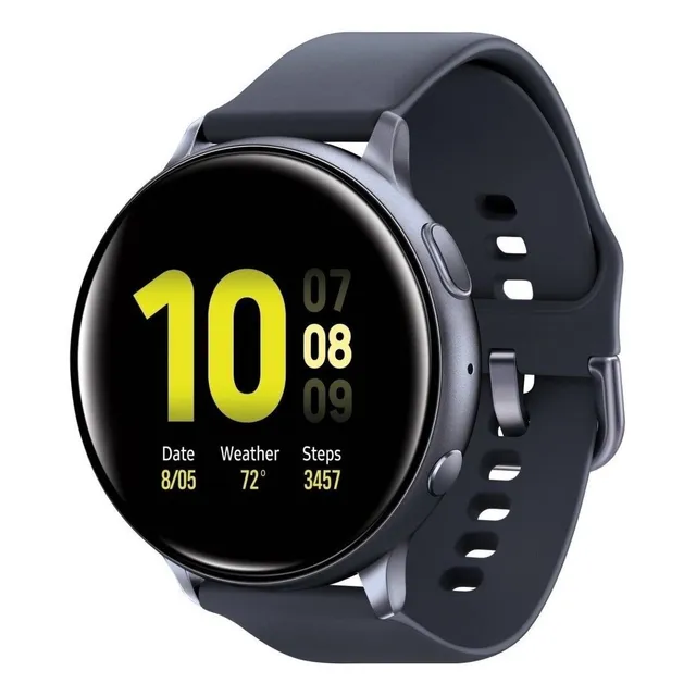 Samsung Galaxy Watch Active2 (Bluetooth) display de 1.2" con correa de fluoroelastómero con correa color aqua black - Aceptable (Reacondicionado)