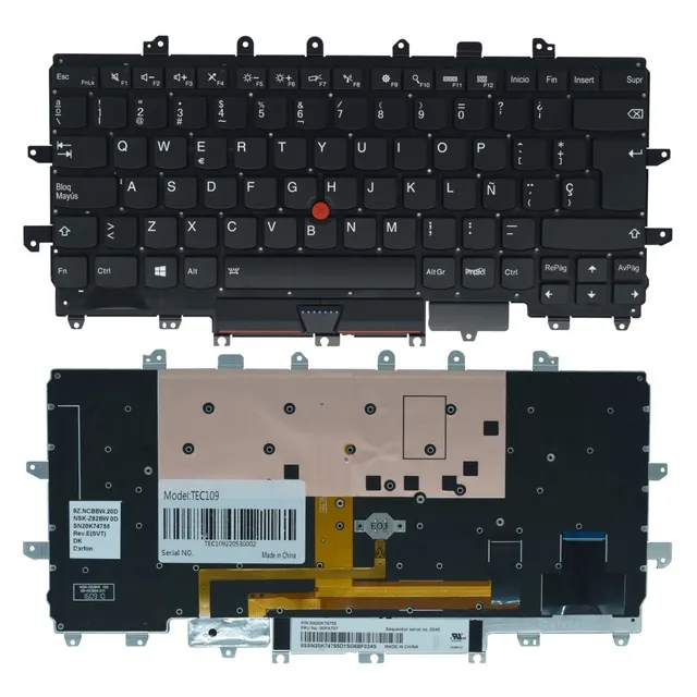 Teclado Lenovo Thinkpad X1 Carbon 4 Gen Español