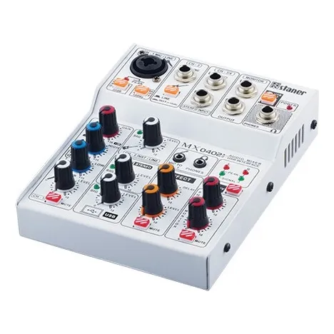 Mesa De Som Staner 4 Canais Mx0402 - Usb Interface
