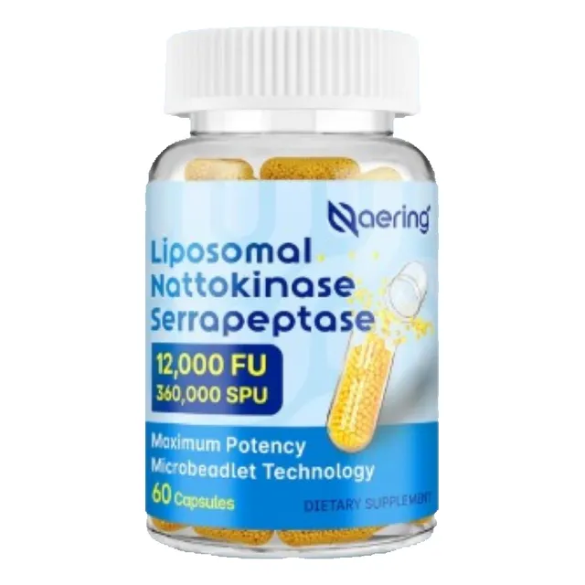 Liposomal Nattookinase Serrapeptase X 60 Capsulas - Naering Sabor Sin Sabor