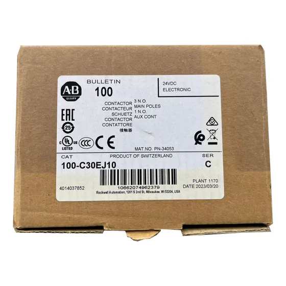 Contactor - 100-c30ej10 - Allen Bradley