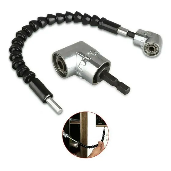 Extensión Flexible Taladro Destor + Adaptador Angular 105°