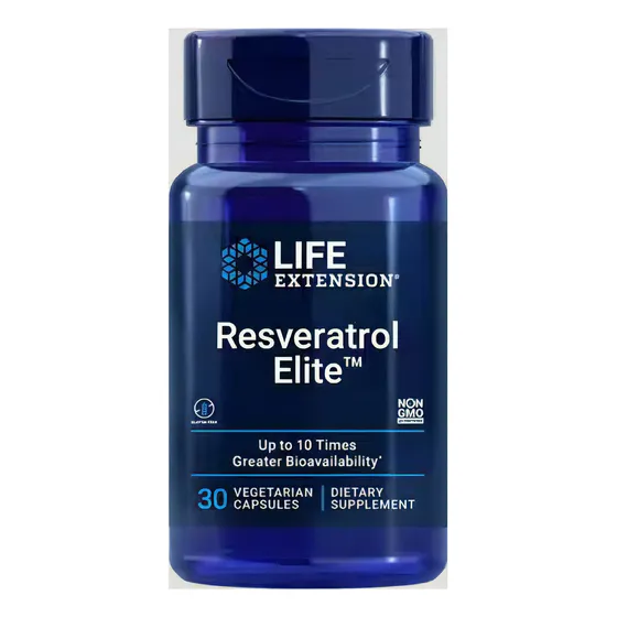 Resveratrol Elite, ayuda a retrasar el envejecimiento, sabor insípido