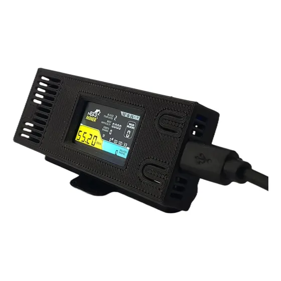 Nerdminer V2 Completo - Minerador De Bitcoin - Case Black