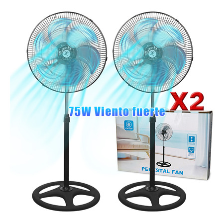 2pcs Ventilador De Pedestal CM-TOP 18'' 3 Aspas Metálica Base Reforzada de 19.5 Pulgadas Empaque En Caja De Regalo Reforzada 2pcs Ventilador De Pedestal CM-TOP 18'' 3 Aspas Metálica Base Reforzada de 19.5 Pulgadas Empaque En Caja De Regalo Reforzada