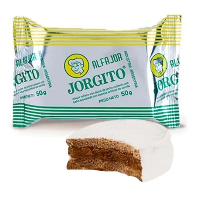 Alfajor Jorgito Simple ** Ideal Candy Bar ** X 10 Unidades