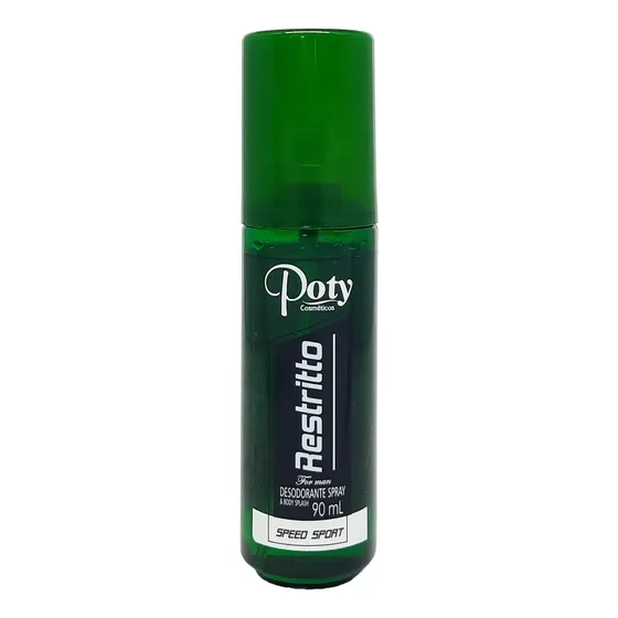 Desodorante Body Splash Restritto Poty Masculino 90 Ml