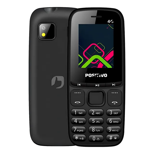 Celular Telefone Positivo P26 Idoso Radio Lanterna Camera 4g