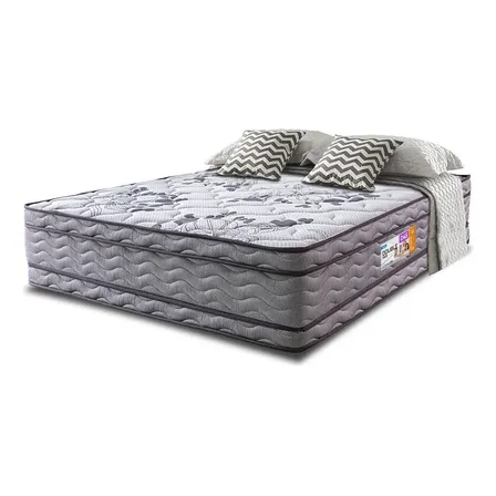 Colchão Queen OrtoFirm 158x198x32 Double Face Espuma D45 Cinza