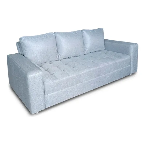 Muebles Sala Modernos Sofá 3 Puestos En Tela O Bipiel