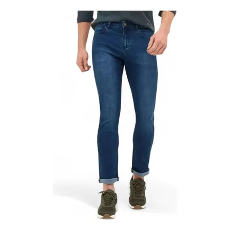 Jeans Básico Slim Fit Hombre J.j.o Azul