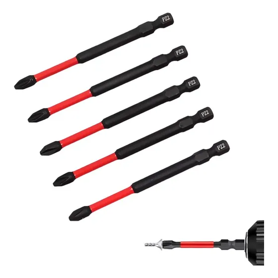 Display De 5 Puntas De Impacto Para Milwaukee Pz2 X 90mm