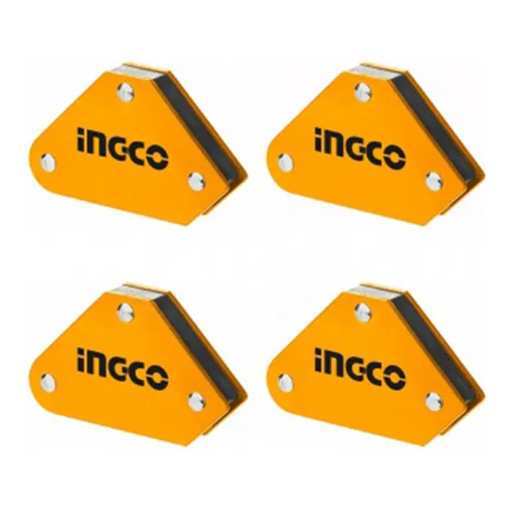 Set X4 Escuadras Magneticas Ingco Amwh4001