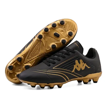 Chuteira Kappa Tiro Campo Masculino Preto-dourado 40 Br