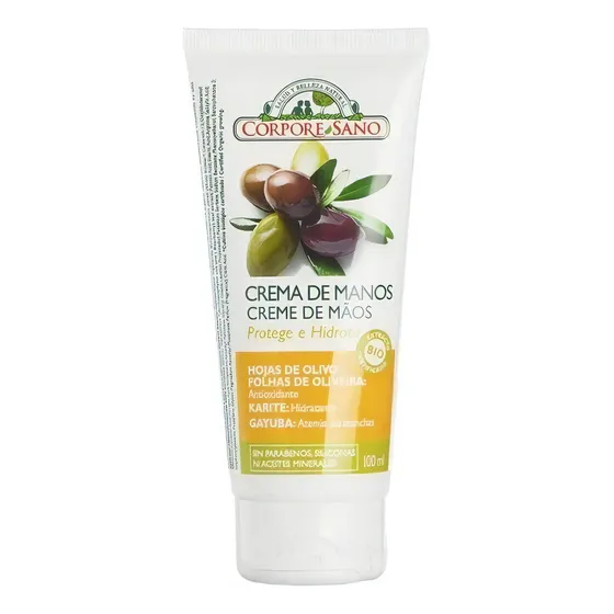 Crema De Manos Oliva Karite Y Gayuba 100ml Corpore Sano