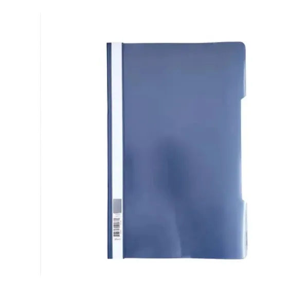 Carpeta Plástica A4 Base Opaca Tapa Transparente X 10 Un Color Azul