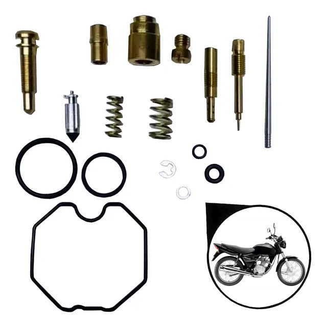Kit Reparo Gicles Agulha Sede Cg 125 Titan 2003 2004 2005