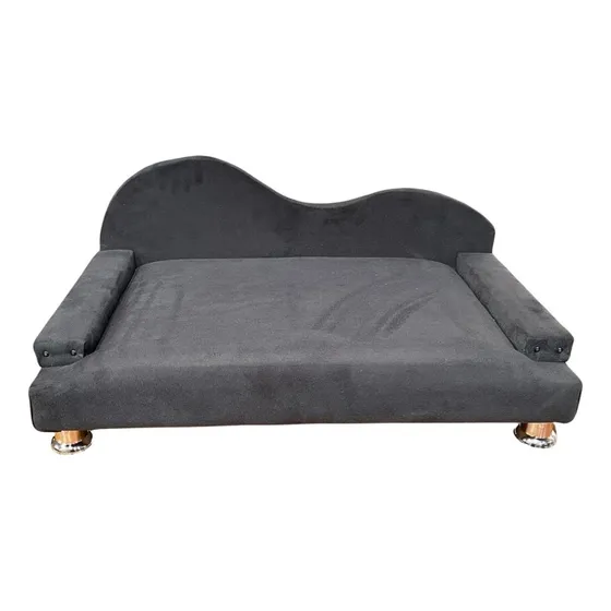 Mini Sofá Cama Divã Pet Cães E Gatos Cinza - G2home