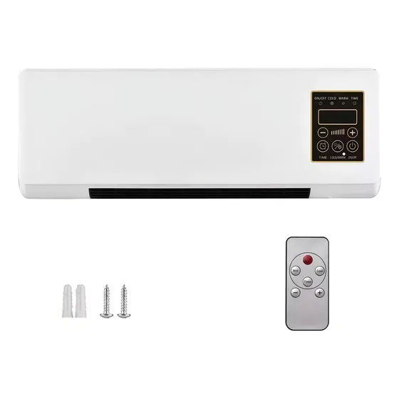 Aire Acondicionado Calefactor De Pared Frio Calor 2 En 1 Col Color Blanco