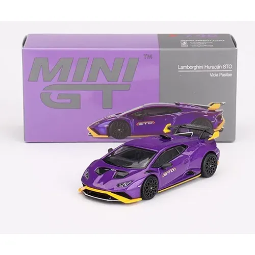 Mini Gt 1055 Lb - Works Lamborghini Huracán Gt Gravity Blue Azul