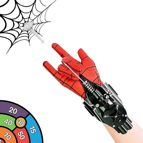 Guante Lanzador De Telarañas Para Niños – Cosplay De Superhéroe Con 3 Dardos Y Mira Telescópica – Juego De Rol