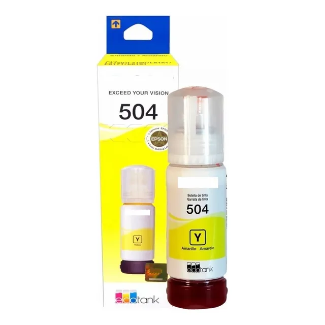 Tinta Original Epson T504 Color Amarillo 70 Ml