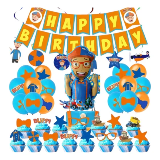 Set Decoración Globos Varios Diseños Infantiles