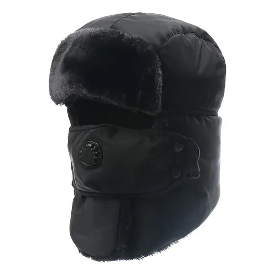 Gorro Ruso Pasa Montaña Cuello Polar Capucha Moto Tapaboca