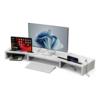 Soporte De Monitor Para Escritorio, Elevador De Monitor Con Soporte De Monitor Para Escritorio, Elevador De Monitor Con