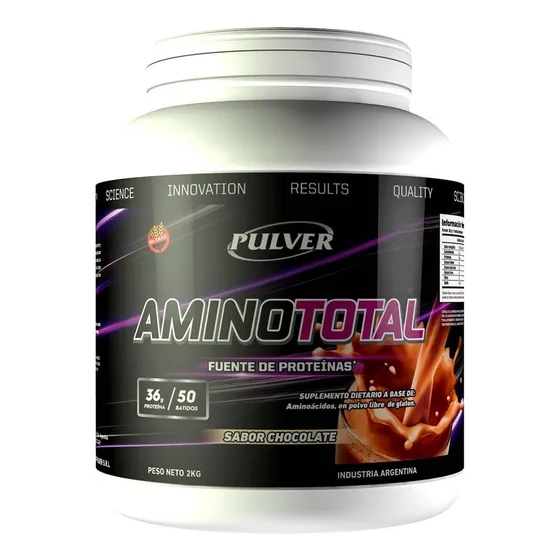 Amino Total 2 Kg Pulver Amino + Proteína 36 Grs Sin Tacc