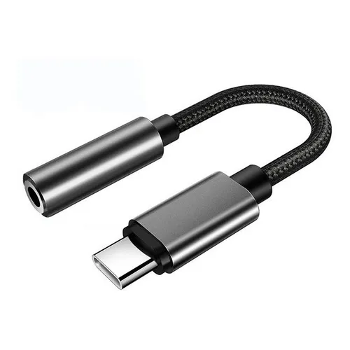 Adaptador De Audífono Tipo-c A Audio Jack 3.5 Mm