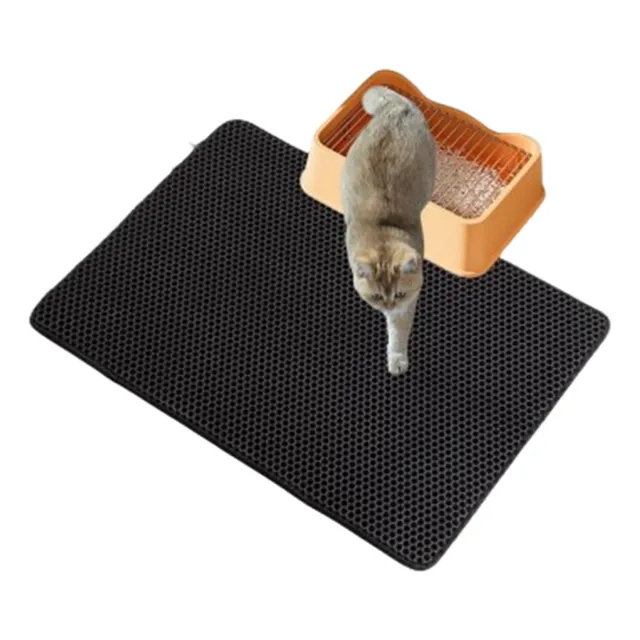 Alfombra Salida Arenero Gato Xxl-atrapa Arena!! Mega Grande