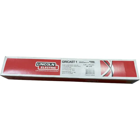 Electrodo Lincoln Gricast 1 1/8 Niquel 2kg