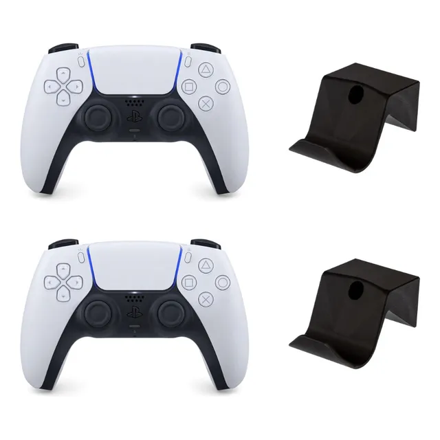 2 Soportes Base Control Playstation Ps4 Ps5 Pared Universal
