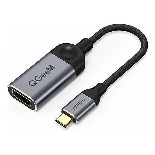 Qgeem - Adaptador Usb C A Hdmi 4k, Adaptador Usb Tipo C A Hd