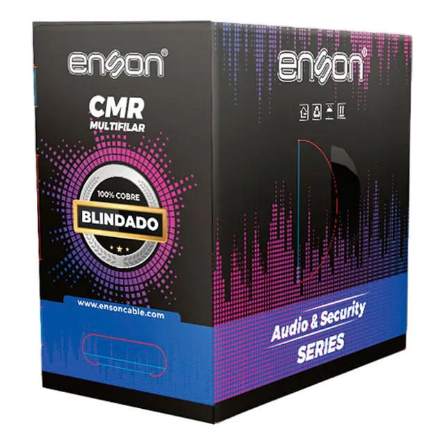 Cable De Audio Y Seguridad Blindado 100%cobre 4c/18awg 305m