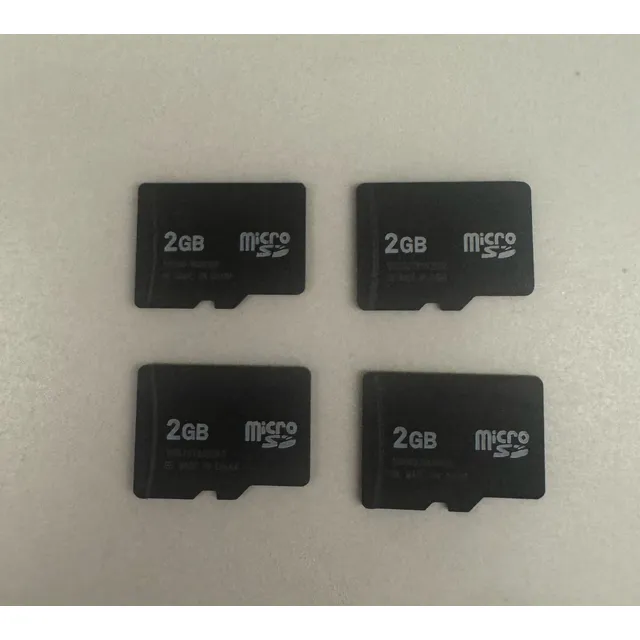 Kit Com 4 Cartões De Memória Micro Sd 2gb