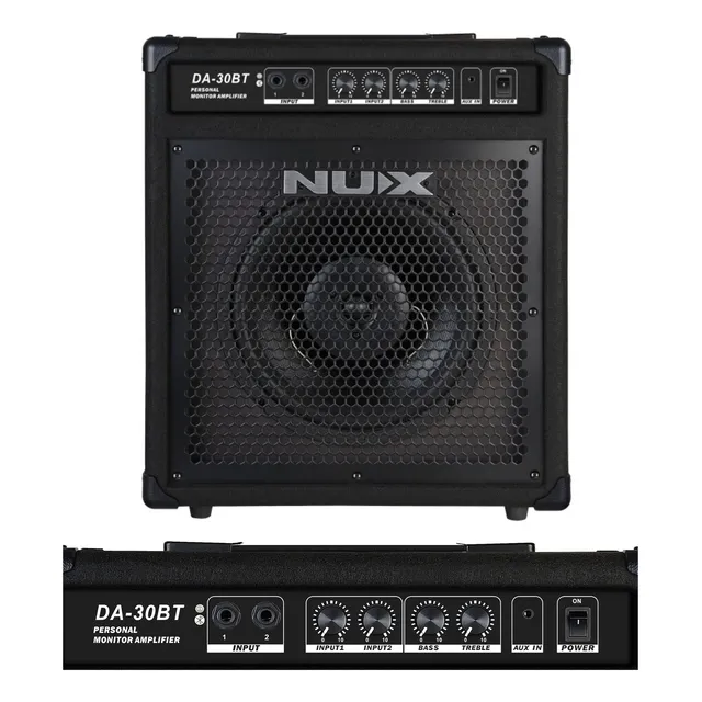 Amplificador Nux Da30bt Bateria Electronica + Rocker Music