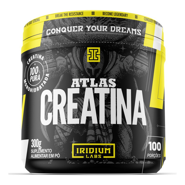 Atlas Creatina - 300g Sabor Sem Sabor Atlas Creatina - 300g Sabor Sem Sabor