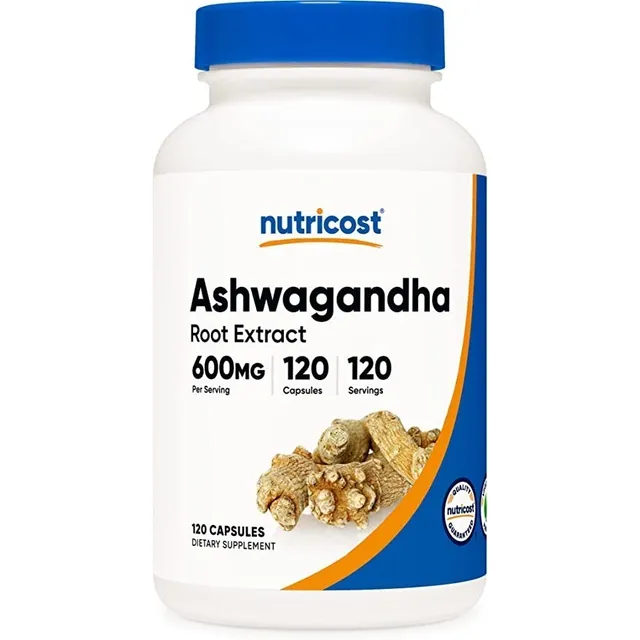 Ashwagandha Raíz 120 Cápsulas Importado Usa Insomnio Estrés