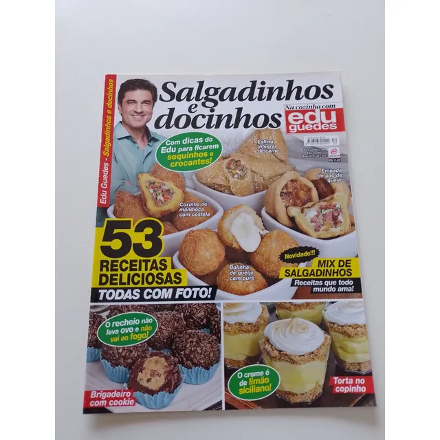 Revista Na Cozinha Com Edu Guedes  Salgadinhos Docinhos X561