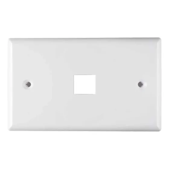 Faceplate Tapa Cajetin De Puertos Jack Coupler Rj45  