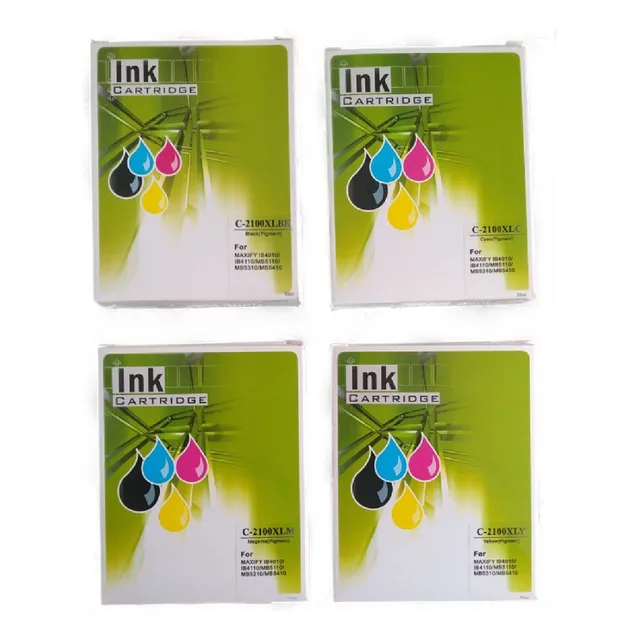 Kit 4 Tintas Compatible Pgi2100 Xl Maxify Ib4010 4110 Mb5110