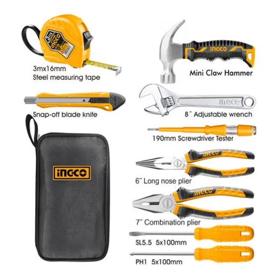 Set De Herramientas Manuales Jgo.9 Piezas Hkth10809 Ingco