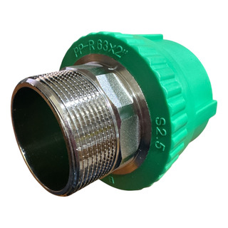 Adaptador Ppr Verde Rosca Ext 2 Npt Termofusionar 63 Mm Adaptador Ppr Verde Rosca Ext 2 Npt Termofusionar 63 Mm
