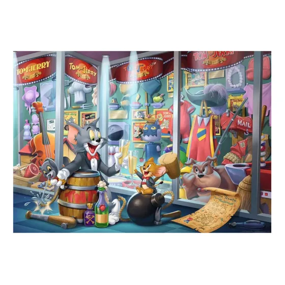 Rompecabezas Puzzle Ravensburger Tom Y Jerry 1000 Piezas