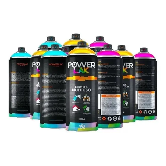 Aerosol Powerlak Metalizado 12u